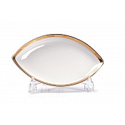 Блюдо 25 см золото Tunisie Porcelaine Kyoto Saint Germain Or 1555