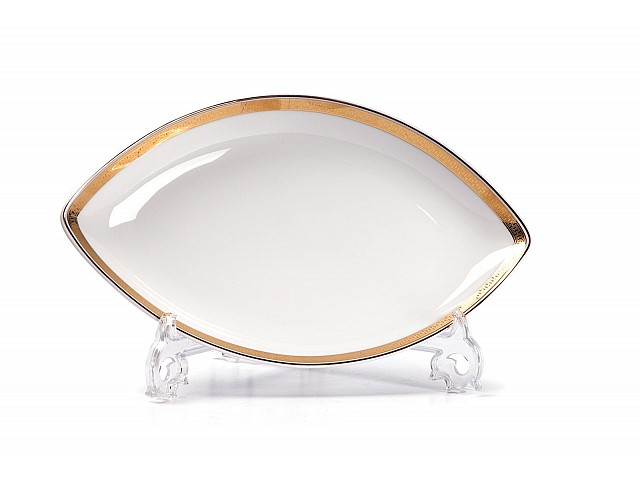 Блюдо 25 см золото Tunisie Porcelaine Kyoto Saint Germain Or 1555