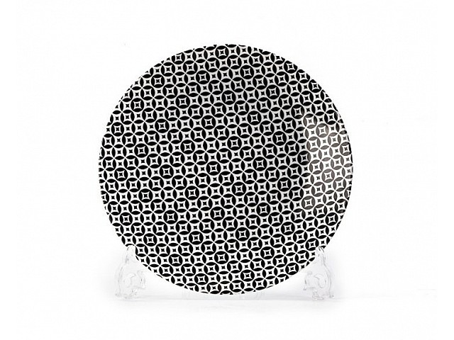 Тарелка 21 см Tunisie Porcelaine Черный Витон