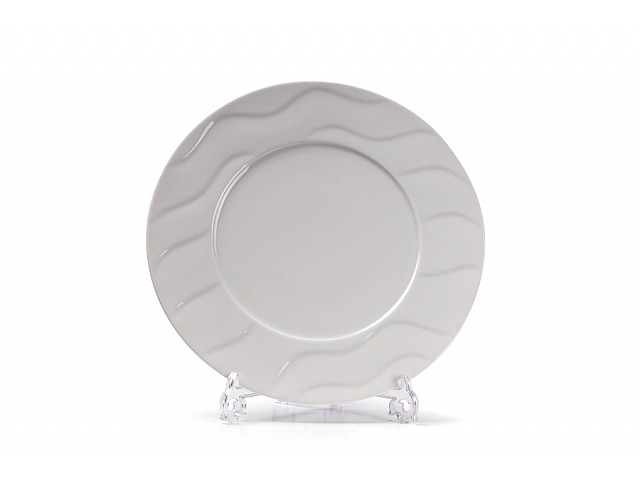Тарелка рифленая десертная 23 см Tunisie Porcelaine Vagues Тарелка рифленая десертная 23 см Tunisie Porcelaine Vagues