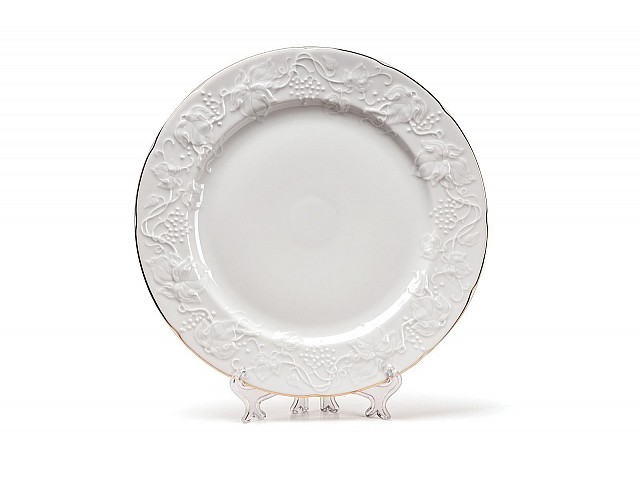 Тарелка Tunisie Porcelaine Vendange Filet Or 21 см Тарелка Tunisie Porcelaine Vendange Filet Or 21 см