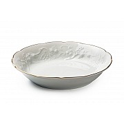 Тарелка суповая 19 см Tunisie Porcelaine Vendange Filet Or