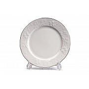 Набор тарелок 21 см Tunisie Porcelaine Vendange Filet Platine