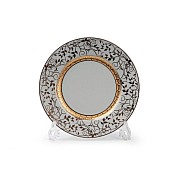 Набор тарелок Tunisie Porcelaine Mimosa Lierre Or 947 22 см