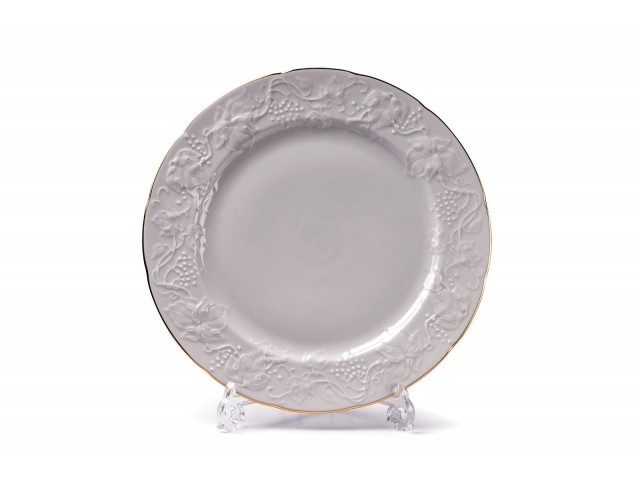 Тарелка Tunisie Porcelaine Vendange Filet Or 26 см