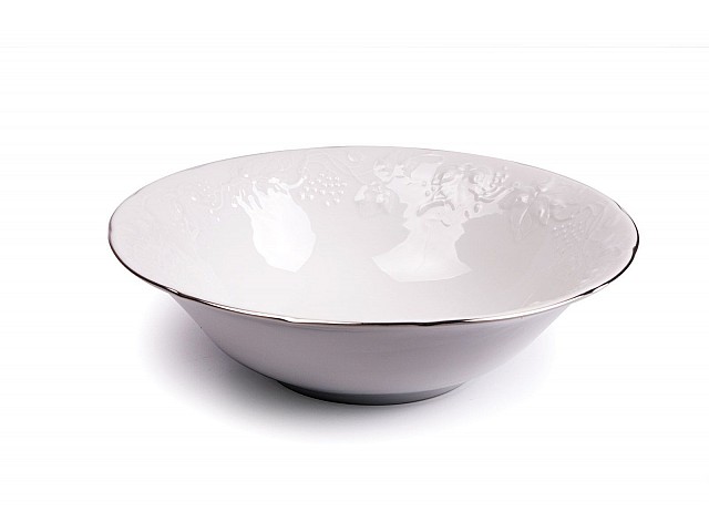 Салатник 25 см Tunisie Porcelaine Vendange Filet Platine Салатник 25 см Tunisie Porcelaine Vendange Filet Platine