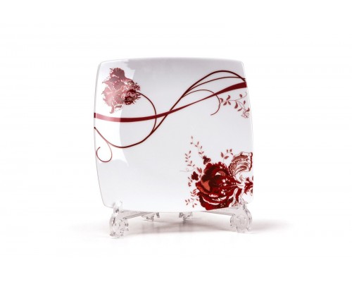 Набор тарелок 20 смTunisie Porcelaine Kyoto Noblesse Roug 0753 Набор тарелок 20 смTunisie Porcelaine Kyoto Noblesse Roug 0753