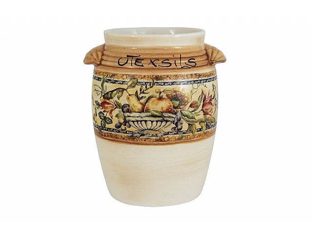 Керамическая подставка под кухонные инструменты Старая Тоскана LCS