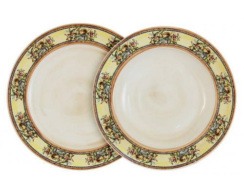 Набор тарелок: суповая + обеденная Старая Тоскана LCS