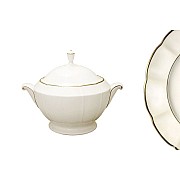 Сахарница с крышкой Золотой лотос Narumi