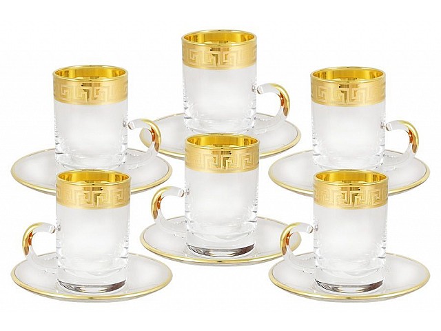 Набор кофейных чашек с блюдцами Версаче Same 0,1 л