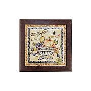 Подставка под горячее из дерева с керамикой Старая Тоскана LCS