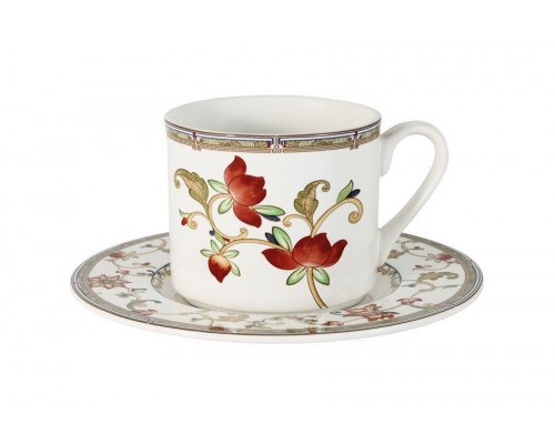 Чашка с блюдцем Кардинал Imari Крупные цветы 0,2 л