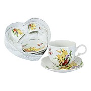 Набор: 2 чашки + 2 блюдца Лилии Colombo