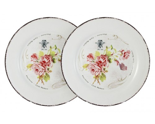 Набор из 2-х обеденных тарелок LF Ceramic Розы