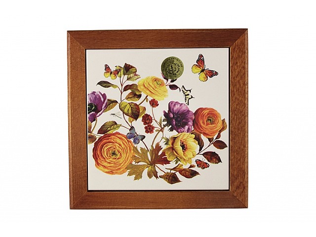 Подставка под горячее из дерева с керамической вставкой Элеганс LCS