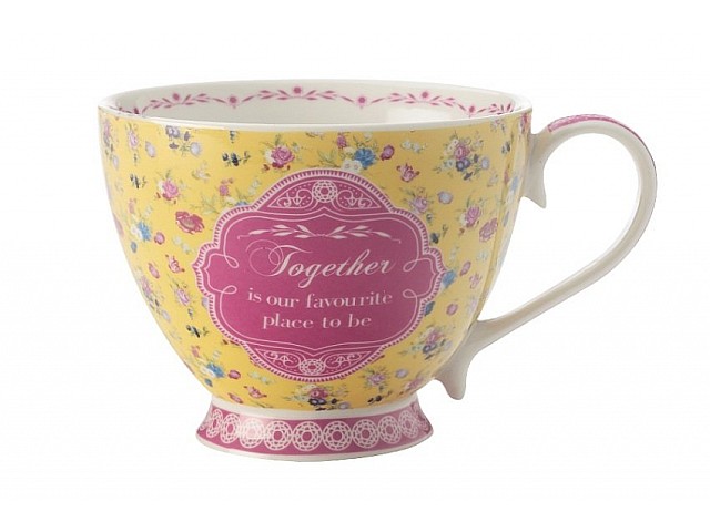 Кружка Maxwell & Williams Отдых (жёлтая)