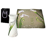Ваза для цветов + платок Ceramiche Viva Шарм