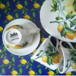 Чашка с блюдцем Лимоны Julia Vysotskaya 0,4 л