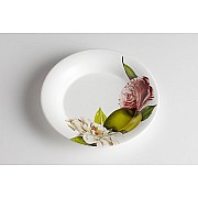 Тарелка суповая Яблоки и камелии Ceramiche Viva