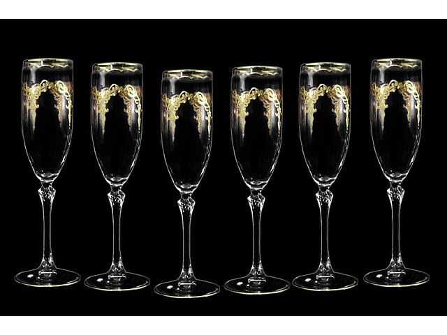 Набор 6 бокалов для шампанского Валлетта Same