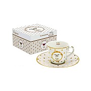 Чашка с блюдцем Люксембургский сад R2S