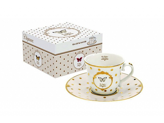 Чашка с блюдцем Люксембургский сад R2S