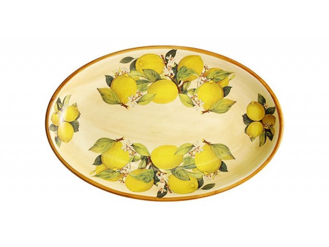 Блюдо овальное Итальянские лимоны LCS