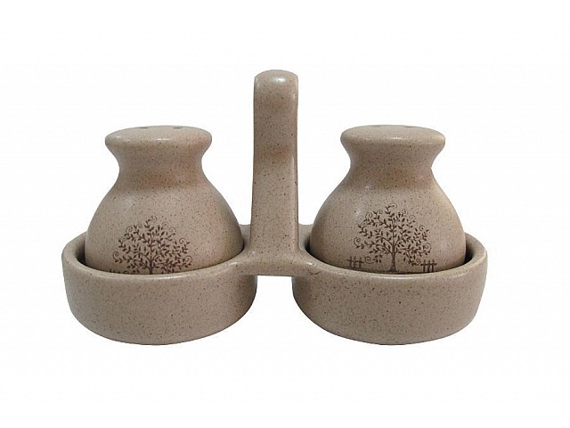 Набор для специй на подставке Дерево жизни Terracotta