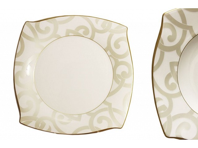 Набор из 6 обеденных тарелок Narumi Грегори (Gregory Gold)