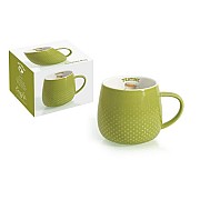 Кружка оливковая Капли дождя R2S 0,32 л