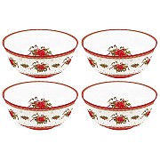 Набор из 4-х салатников Рождественская коллекция R2S