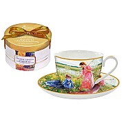 Чашка с блюдцем Carmani На лугу