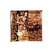 Тарелка квадратная Carmani Ожидание (Густав Климт) 25 см
