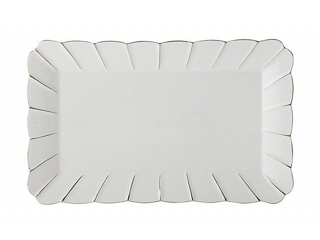 Блюдо прямоугольное (белое) Свежее дыхание Maxwell & Williams