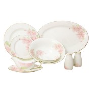 Обеденный сервиз Розовые цветы Emily