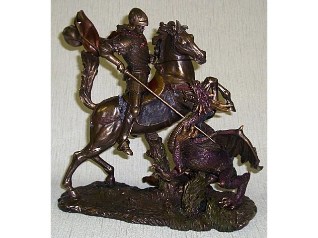 Статуэтка Святой Георгий и дракон