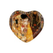 Тарелка в форме сердца Carmani Поцелуй (Густав Климт) 25 см