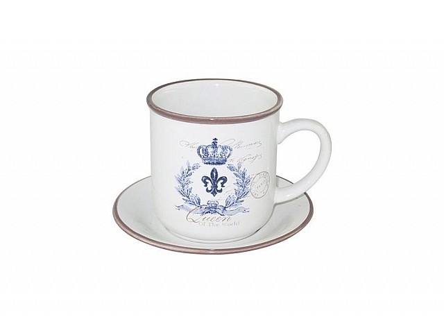 Чашка с блюдцем LF Ceramic Королевский
