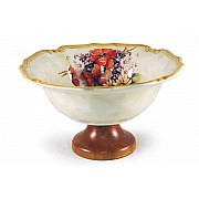 Ваза для фруктов на ножке Маковый луг LCS 30 см