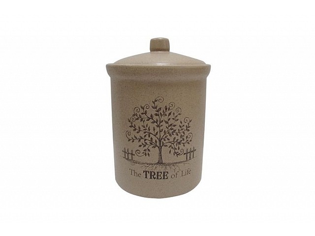 Банка для сыпучих продуктов малая Дерево жизни Terracotta 14 см