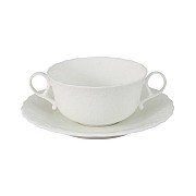 Суповая чашка на блюдце Шелк Narumi 0,2 л