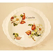 Блюдо круглое Белая камелия Nuova Cer