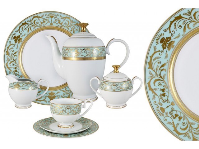 Чайный сервиз 42 предмета на 12 персон Шантильи Midori