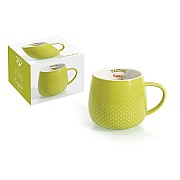 Кружка светло-зеленая Капли дождя R2S 0,32 л