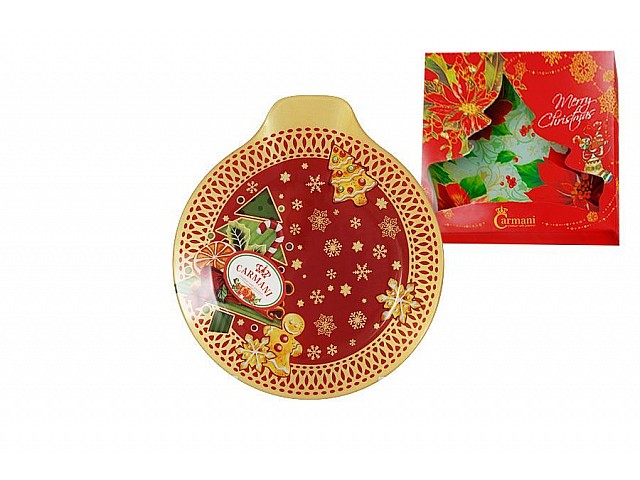 Тарелка круглая Carmani Новогодняя коллекция