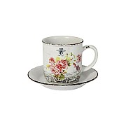 Чашка с блюдцем LF Ceramic Розы
