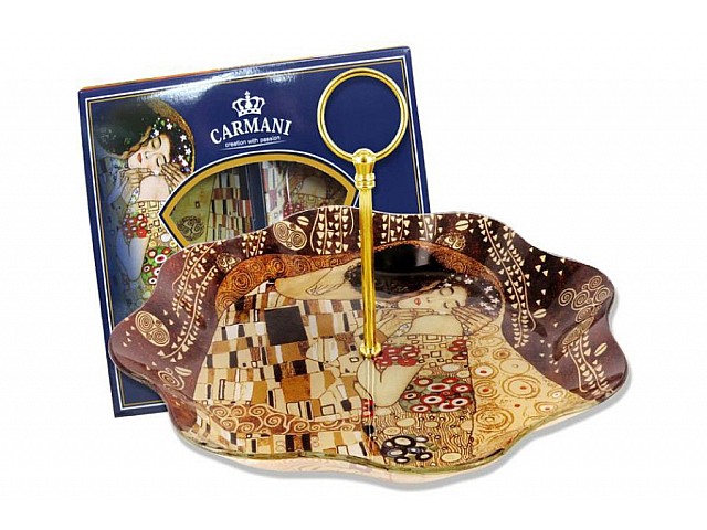 Менажница с ручкой Carmani Поцелуй (Густав Климт)