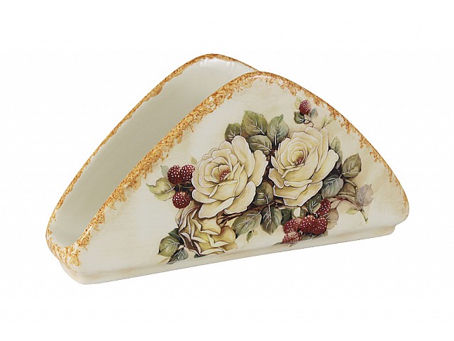 Салфетница LCS Роза и малина