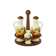 Набор для специй на подставке Тыква Nuova Cer